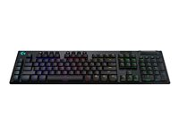 Logitech G915 LIGHTSPEED Wireless RGB Mechanical Gaming Keyboard - GL Tactile - Tastatur - bakgrunnsbelyst - Bluetooth, 2.4 GHz - Nordisk - tastsvitsj: GL Tactile - svart 920-008907