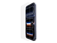 Belkin ScreenForce InvisiGlass - Skjermbeskyttelse for mobiltelefon - 2.5D - glass - blank - for Apple iPhone 17 Pro Max OVA239HQ