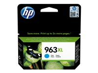 HP 963XL - 22.77 ml - Høy ytelse - cyan - original - blekkpatron - for Officejet Pro 9010, 9012, 9014, 9015, 9016, 9019, 9020, 9022, 9025 3JA27AE#BGX