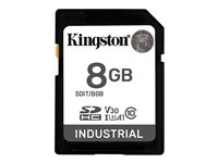 Kingston Industrial - Flashminnekort - 8 GB - A1 / Video Class V30 / UHS-I U3 / Class10 - microSDHC UHS-I SDIT/8GB