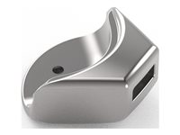 Compulocks Ledge Lock Adapter for MacBook Air 15" M2-M4 Silver - Sikkerhetslås - for Apple MacBook Air (15.3 tommer, I midten av 2023, M2) MBALDG05