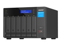 QNAP TVS-H674 - NAS-server - 6 brønner - SATA 6Gb/s - RAID RAID 0, 1, 5, 6, 10, 50, JBOD, RAID TP, TM - RAM 16 GB - Gigabit Ethernet / 2.5 Gigabit Ethernet - iSCSI støtte TVS-H674-I3-16G